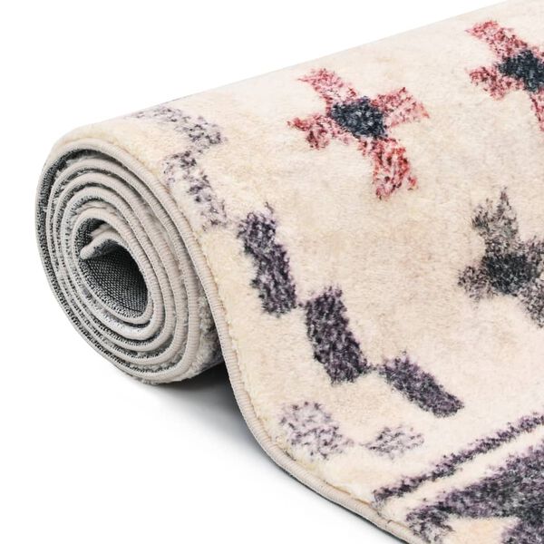 vidaXL gulvt&aelig;ppe med tryk 80 x 150 cm polyester flerfarvet