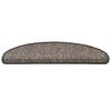 vidaXL selvklæbende trappemåtter 30stk. 65x21x4cm sisal-look brunbeige