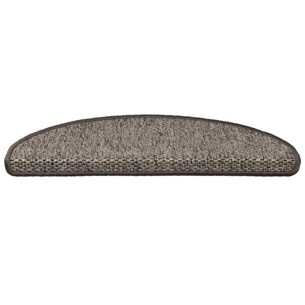 vidaXL selvklæbende trappemåtter 30stk. 65x21x4cm sisal-look brunbeige