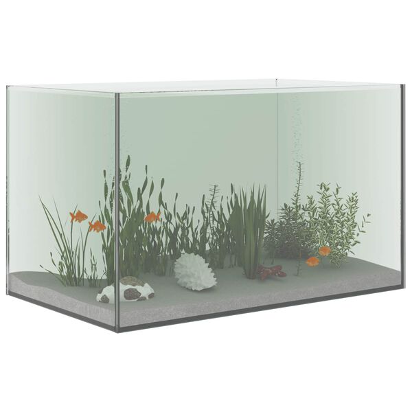 vidaXL Akvarium med opbevaring Transparent 50 x 30 x 30 cm Glas