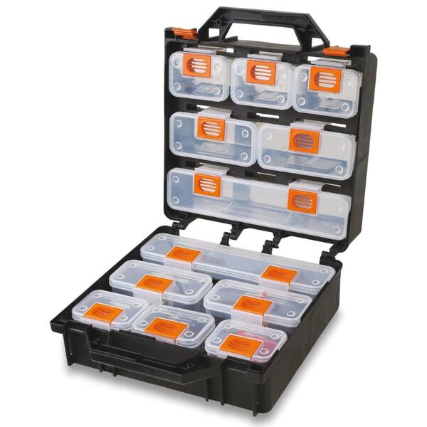 Beta Tools sortimentsboks til v&aelig;rkt&oslash;j 12 udtagelige bakker 2080/V12