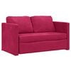 vidaXL 2-i-1 sovesofa 122x204x55 cm velour vinr&oslash;d