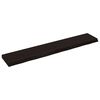 vidaXL v&aelig;ghylde 160x30x(2-6) cm behandlet massivt egetr&aelig; m&oslash;rkebrun