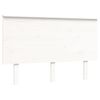 vidaXL sengeramme uden madras 140x190 cm massivt fyrretr&aelig; hvid