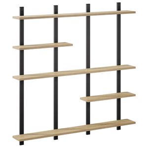 vidaXL V&aelig;ghylde Sonoma-eg 102 x 13.5 x 102.5 cm Konstrueret tr&aelig;