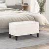 vidaXL b&aelig;nk 70x35x41 cm kunstl&aelig;der cremefarvet
