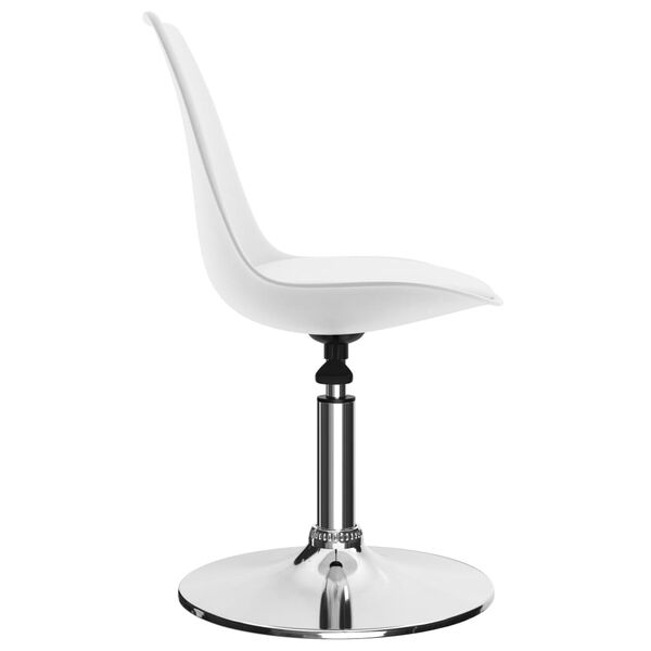 vidaXL drejelige spisebordsstole 4 stk. kunstl&aelig;der hvid