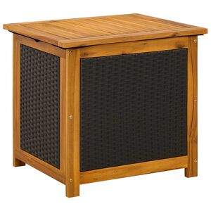 vidaXL Have Opbevaringskasse 88 L Massivt Akacietr&aelig; 60 x 50 x 56 cm