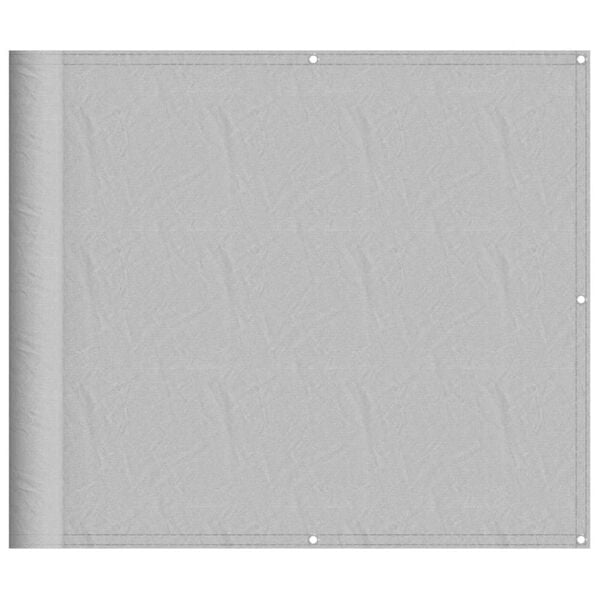 vidaXL altanafsk&aelig;rmning 90x800 cm 100 % polyester lysegr&aring;