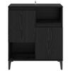 vidaXL Sideboard Sort eg 60 x 35 x 70 cm Konstrueret tr&aelig;