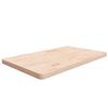 vidaXL bordplade til badev&aelig;relse 100x60x4 cm massivt tr&aelig; ubehandlet