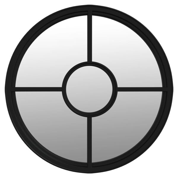 vidaXL spejl 40x4 cm jern sort