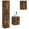 vidaXL Badev&aelig;relsesskabs&aelig;t 3 stk. R&oslash;get eg 33 x 34,5 x 160 cm