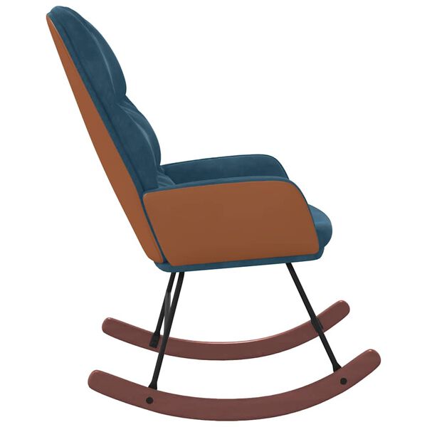 vidaXL gyngestol fl&oslash;jl bl&aring;