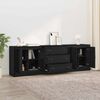 vidaXL Sideboards 3 pcs Sort eg 210 x 35,5 x 67,5 cm Konstrueret tr&aelig;