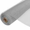 vidaXL tr&aring;dnet 100x500 cm aluminium s&oslash;lvfarvet