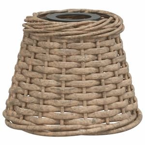 vidaXL lampesk&aelig;rm til loftlampe &Oslash;15x12 cm flet brun