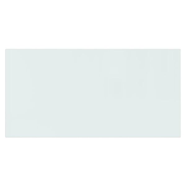 vidaXL glasplade til pejs 100x50 cm rektangulær