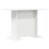 vidaXL Spisebord Hvid 110 x 60 x 75 cm Konstrueret tr&aelig;