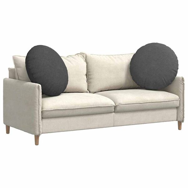 vidaXL S&aelig;depuder 2 pcs M&oslash;rkegr&aring; &Oslash; 60 cm Velourstof