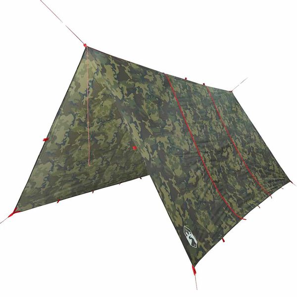 vidaXL tarp 451x420 cm vandt&aelig;t camouflage