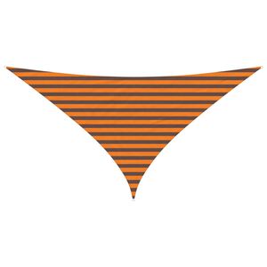 vidaXL Solskygge sejl Orange og Brun 3 x 3 x 4,24 m