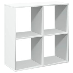 vidaXL rumdelerreol hvid 69,5x29x69,5 cm konstrueret tr&aelig;