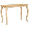 vidaXL Sofabord Brun 110 x 55 x 77 cm Massivt mangotr&aelig;