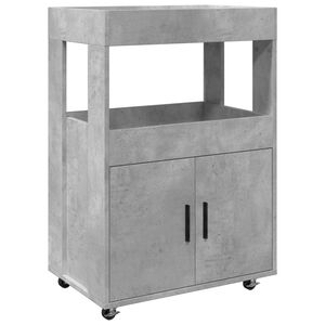 vidaXL barvogn 60x39,5x89 cm konstrueret tr&aelig; betongr&aring;