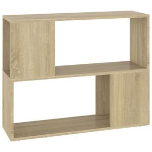 vidaXL tv-bord 80x24x63 cm konstrueret tr&aelig; sonoma-eg
