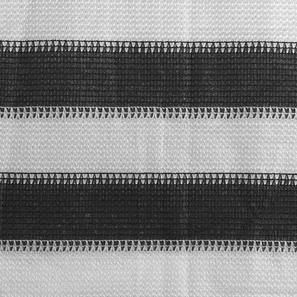 vidaXL altanafskærmning HDPE 120x600 cm antracitgrå og hvid