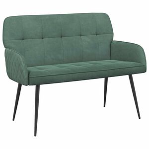 vidaXL 2-personers sofa med metalben 2-personers Havgr&oslash;n Fl&oslash;jl
