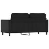 vidaXL 2-personers sofa 140 cm kunstl&aelig;der sort