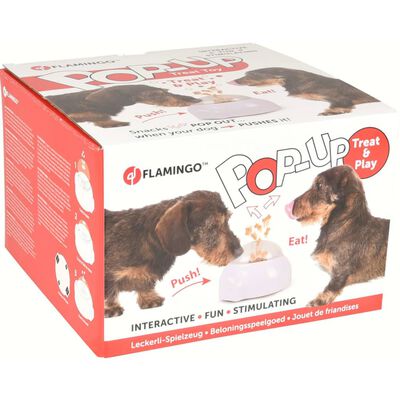 FLAMINGO pop-op-legetøj til hunde 20x18 cm