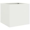 vidaXL plantekasse 32x30x29 cm st&aring;l hvid