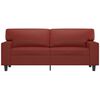 vidaXL 2-personers sofa 140 cm kunstl&aelig;der vinr&oslash;d