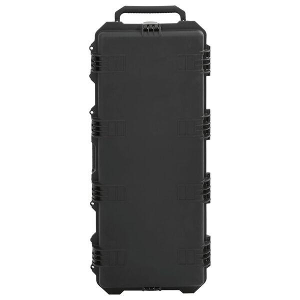 vidaXL transportabel flightcase 100,5x42x17 cm PP sort