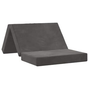 vidaXL Samlebar Sofa Seng 100 x 67 x 45 cm M&oslash;rkegr&aring;