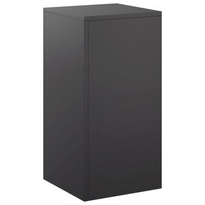 vidaXL Planteholder Sort 30 x 30 x 60 cm St&aring;l