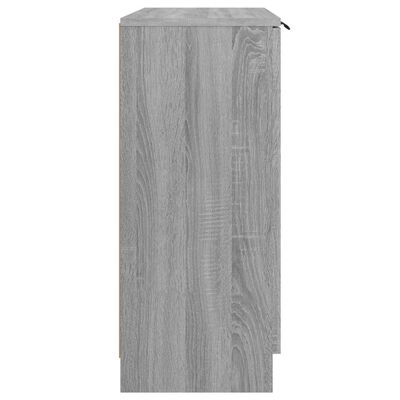 vidaXL skænk 60x30x70 cm konstrueret træ grå sonoma-eg