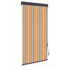 vidaXL udend&oslash;rs rullegardin 80x250 cm gul og bl&aring;