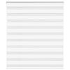 vidaXL zebragardin hvid 130x100 cm stofbredde 125,9 cm polyester