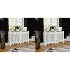 vidaXL radiatorskjulere 2 stk. MDF 152 cm hvid