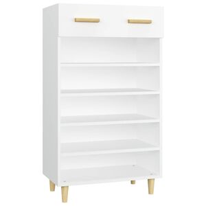 vidaXL skoreol 60x35x105 cm konstrueret tr&aelig; hvid