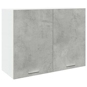 vidaXL h&aelig;ngeskab "Lyon" betongr&aring; 80x31x60 cm konstrueret tr&aelig;