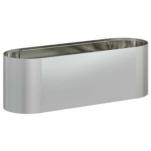vidaXL H&aelig;vet Havebed Galvaniseret st&aring;l 120 x 40 x 40 cm
