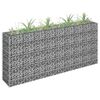 vidaXL gabion-højbed 180x30x90 cm galvaniseret stål