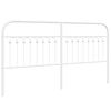vidaXL udskiftningsgavl 180 cm metal hvid