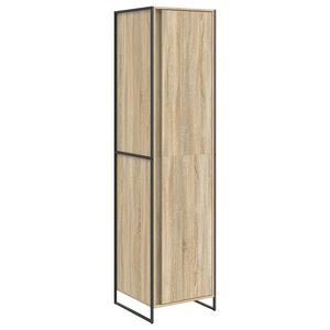 vidaXL Warderobe Sonoma 50 x 50 x 200 cm Konstrueret tr&aelig;