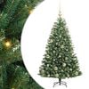 vidaXL Kunstigt Hinged Juletr&aelig; Gr&oslash;n 120 cm PVC og metal